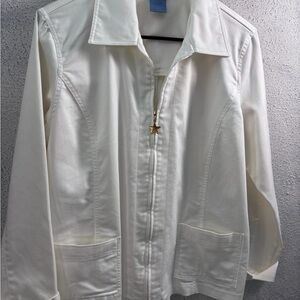 Koret Off-White Utility Jacket with Star Detail